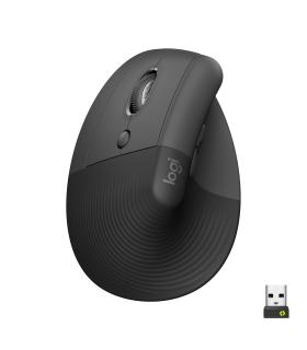 Logitech Lift ratón Oficina Izquierda RF Wireless + Bluetooth Óptico 4000 DPI