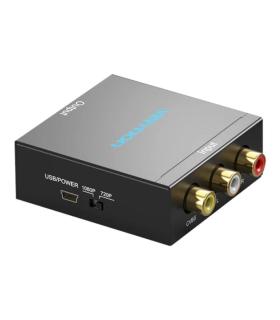 Convertidor RCA a HDMI Vention AEFB0/ RCA Hembra - HDMI Hembra - MiniUSB Hembra