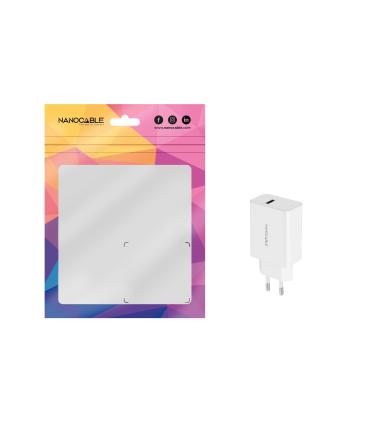 Nanocable Cargador USB, 5V 2.1A, Blanco