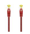 AISENS Cable De Red Latiguillo RJ45 LSZH Cat.7 600 MHz S/FTP PIMF AWG26, Rojo, 1.0 m