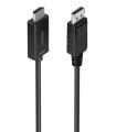 AISENS Cable conversor DisplayPort a HDMI 4K@60Hz, DP/M-HDMI/M, Negro, 3.0m