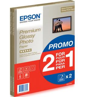 Epson Premium Glossy Photo Paper - A4 - 2x 15 Hojas