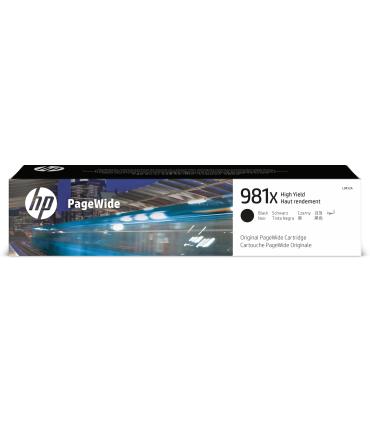 HP Cartucho original PageWide 981X negro de alto rendimiento