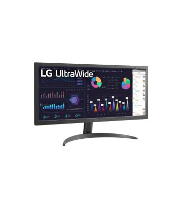 LG 26WQ500-B pantalla para PC 65,3 cm (25.7") 2560 x 1080 Pixeles 4K Ultra HD LCD Negro