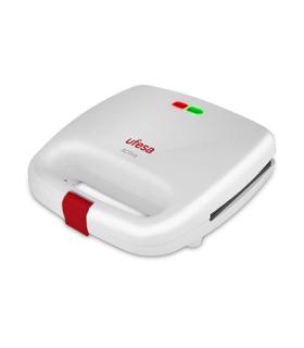 Sandwichera UFESA 71404439 SW7850 Activa para 2 sandwich 750W Blanco/Rojo