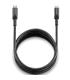 Cable USB 2.0 Tipo-C NGS KNOT/ USB Tipo-C Macho - USB Tipo-C Macho/ Hasta 65W/ 480Mbps/ 3m/ Negro