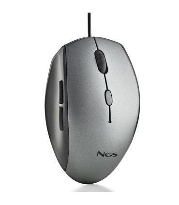 Ratn Ergonmico NGS Moth Gray/ Hasta 1600 DPI/ Gris