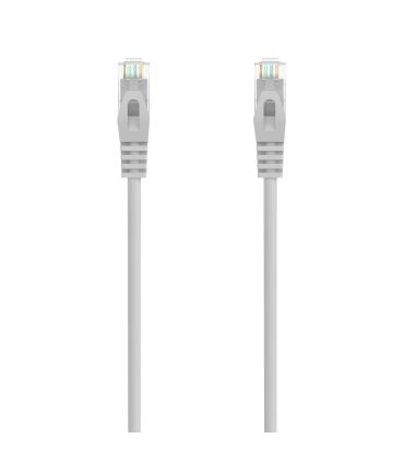 AISENS Cable de Red Latiguillo RJ45 LSZH Cat.6A 500 Mhz UTP AWG24, Gris, 20M