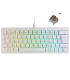 Teclado Gaming Mecnico Mars Gaming MKMINIPRO/ Switch Marrn/ Blanco