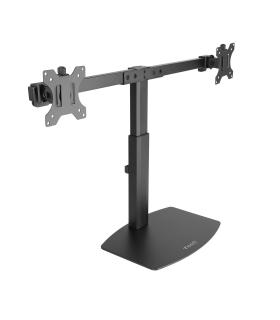 TooQ Soporte de mesa para 2 pantallas (monitor   plasma   LCD   LED) 17"-27"