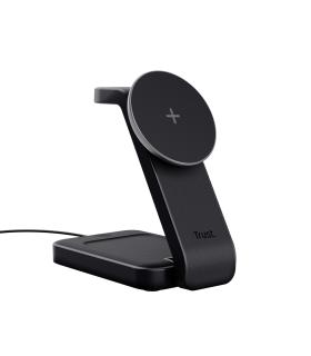 Trust Viro Auriculares, Auriculares, Smartphone, Reloj inteligente Negro USB Cargador inalámbrico