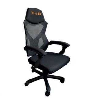 The G-Lab KS-RHODIUM-A silla para videojuegos Silla para videojuegos universal Asiento acolchado Negro