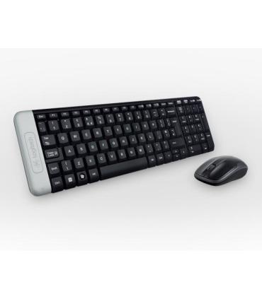 Logitech Wireless Combo MK220 teclado Ratón incluido Hogar USB Portugués Negro