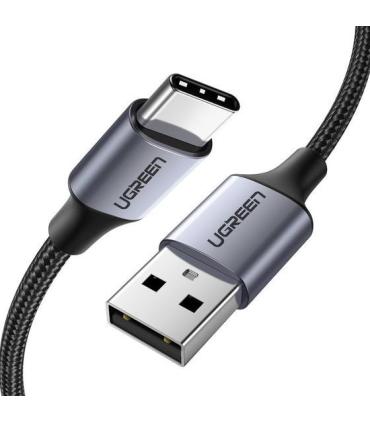 Ugreen 60126 cable USB 1 m USB C USB A Negro, Gris