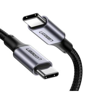 Ugreen 70427 cable USB USB 2.0 1 m USB C Negro, Plata