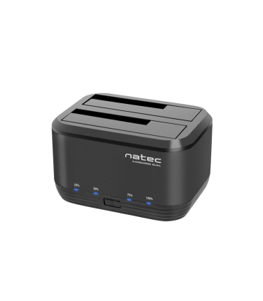 DOCKING STATION NATEC KANGAROO DUAL USB 3.0 SATA NEGRA