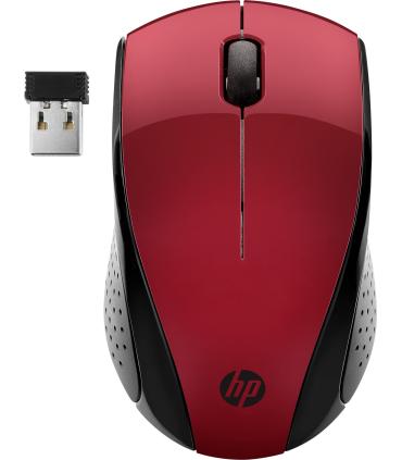 HP Ratón inalámbrico 220 (Rojo Ocaso)