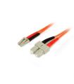 StarTech.com Cable Patch de Fibra Duplex Multimodo 50/125 2m LC - SC