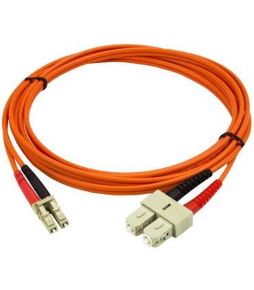 StarTech.com Cable Patch de Fibra Duplex Multimodo 50 125 2m LC - SC