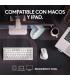 Logitech MX Master 3S for Mac ratón Oficina mano derecha Bluetooth Laser 8000 DPI