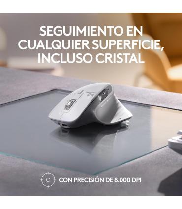 Logitech MX Master 3S for Mac ratón Oficina mano derecha Bluetooth Laser 8000 DPI