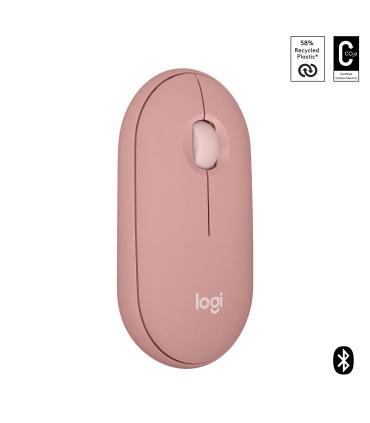 Logitech Pebble 2 M350s ratón Viajes Ambidextro RF Wireless + Bluetooth Óptico 4000 DPI