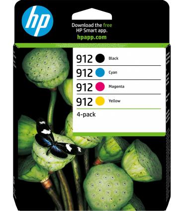 HP Paquete de 4 cartuchos de tinta Original 912 negro cian magenta amarillo