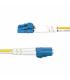 StarTech.com Cable de Fibra Óptica Dúplex LC a LC (UPC) OS2 Monomodo de 2m - 9 125µm - 100G - Resistente a Dobleces - Low