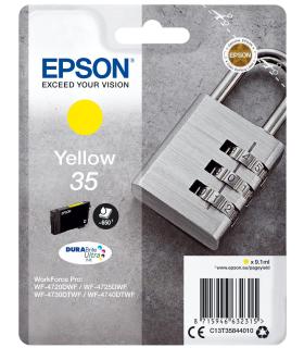 Epson Padlock Singlepack Yellow 35 DURABrite Ultra Ink