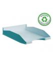 BANDEJA ECOGREEN 100% RECICLADO Y RECICLABLE APILABLE AZUL PASTEL 345X255X60 MM ARCHIVO 2000 742 AZ PS