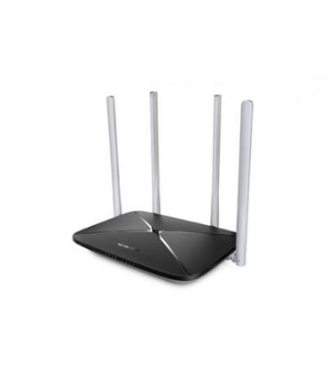 Router Wifi Ac Dualband Mercusys Ac12 Wifi Ac1200 4 Puertos Lan 1 Puerto Wan 4 Antenas De 5dbi