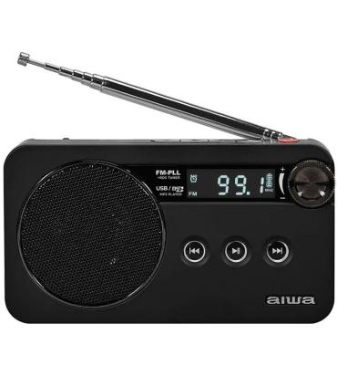 Radio Porttil Aiwa RS-77PLLBK/ Negra