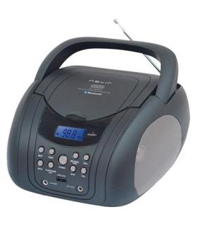 Radio Cd Porttil NEVIR NVR-483 UB NEGRO/PLATA Negro, Plata FM