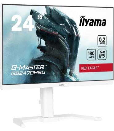 iiyama G-MASTER GB2470HSU-W6 pantalla para PC 60,5 cm (23.8") 1920 x 1080 Pixeles Full HD LED Blanco