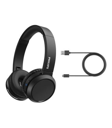 Philips 4000 series TAH4205BK 00 auricular y casco Auriculares Inalámbrico Diadema Llamadas Música USB Tipo C Bluetooth Negro