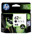 HP Cartucho de tinta original 62XL de alta capacidad negro