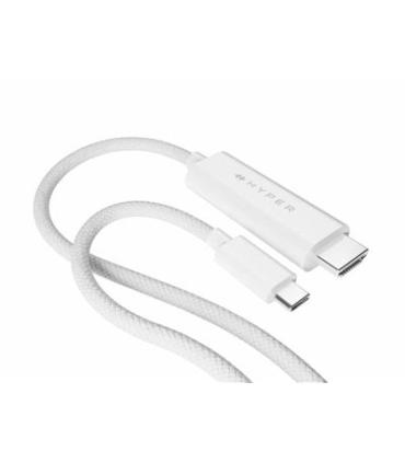 4K USB-C to HDMI Cable - White - 4K USB-C to HDMI Cable - White