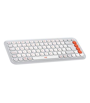 Logitech POP ICON KEYS teclado inalámbrico Bluetooth, escritura cómoda, teclas programables, cambio fácil entre hasta 3