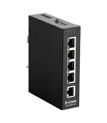 D-Link DIS‑100G‑5W No administrado L2 Gigabit Ethernet (10 100 1000) Negro