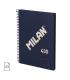 CUADERNO A5 CON ESPIRAL Y TAPA DURA, 80 HOJAS BLANCAS DE 95 GR/M, COLECCIN 430 SINCE 1918, AZUL MILAN 57151E80B