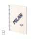 CUADERNO A5 CON ESPIRAL Y TAPA DURA, 80 HOJAS BLANCAS DE 95 GR/M, COLECCIN 430 SINCE 1918, BEIGE MILAN 57151E80BG