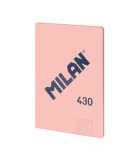 LIBRETA ENCOLADA, PAPEL CUADRICULADO, 48 HOJAS A4, SERIE 1918, ROSA MILAN 57243G48P