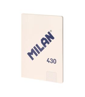 LIBRETA ENCOLADA, PAPEL CUADRICULADO, 48 HOJAS A4, SERIE 1918, BEIGE MILAN 57243G48BG