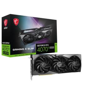 MSI GAMING GeForce RTX 4070 Ti SUPER 16G X SLIM NVIDIA 16 GB GDDR6X