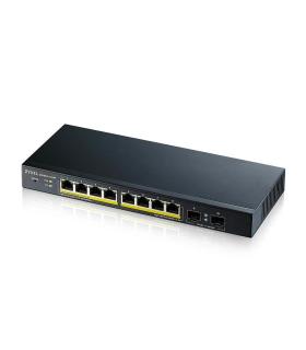 Zyxel GS1900-10HP Gestionado L2 Gigabit Ethernet (10 100 1000) Energía sobre Ethernet (PoE) Negro