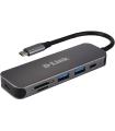 D-Link DUB-2325 base para portátil y replicador de puertos USB Tipo C Gris