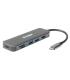 D-Link DUB-2327 base para portátil y replicador de puertos Alámbrico USB Tipo C Gris