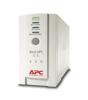 APC Back-UPS sistema de alimentación ininterrumpida (UPS) En espera (Fuera de línea) o Standby (Offline) 0,65 kVA 400 W 4