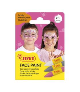 SET MAQUILLAJE FACE PAINT ESTUCHE DE 3 BARRAS FANTASY JOVI 175FA