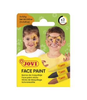 SET MAQUILLAJE FACE PAINT ESTUCHE DE 3 BARRAS ANIMAL JOVI 175AN